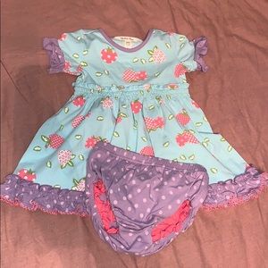 Matilda Jane 6-12M Berry Dress NWOT